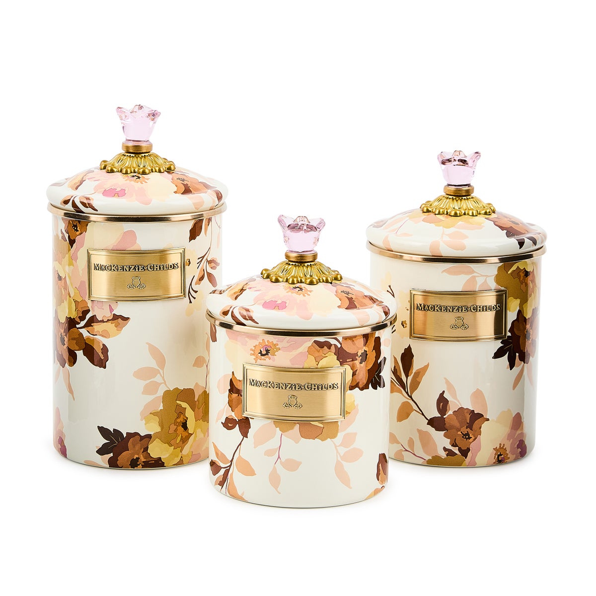 Wild Rose White Medium Canister - Image 3