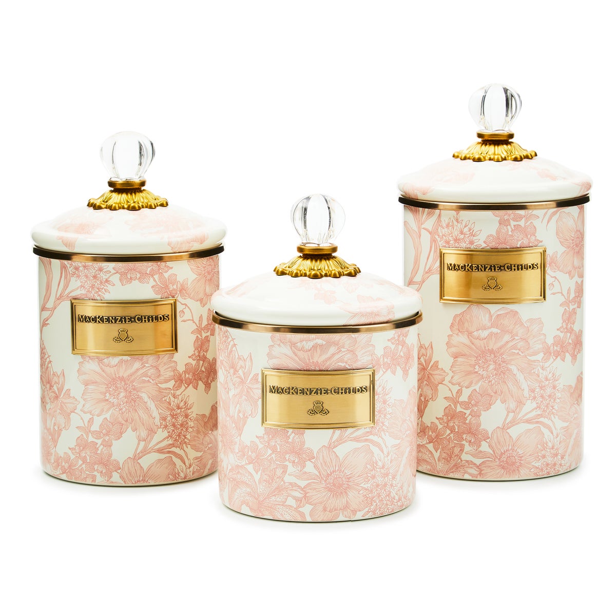 Rosy English Garden Large Canister - Image 3