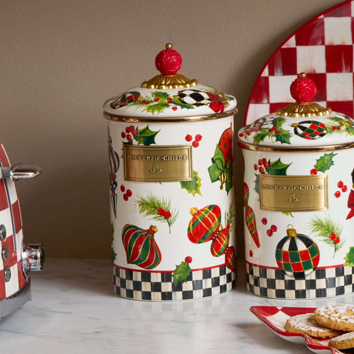 Deck the Halls Large Canister - Image 2