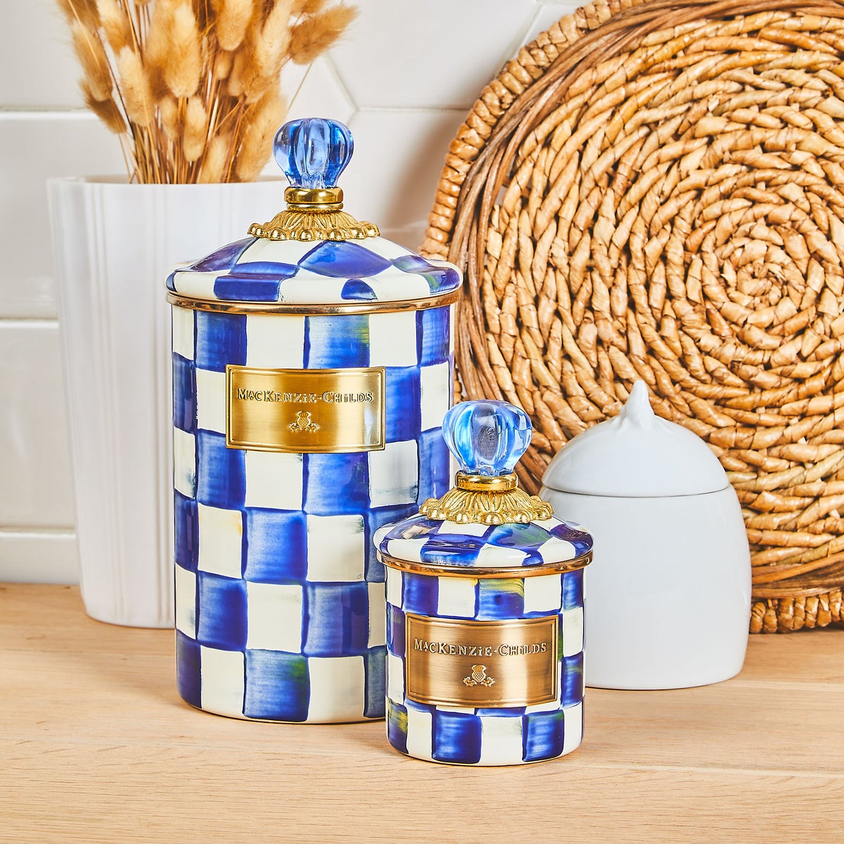 Royal Check Large Canister - Image 7