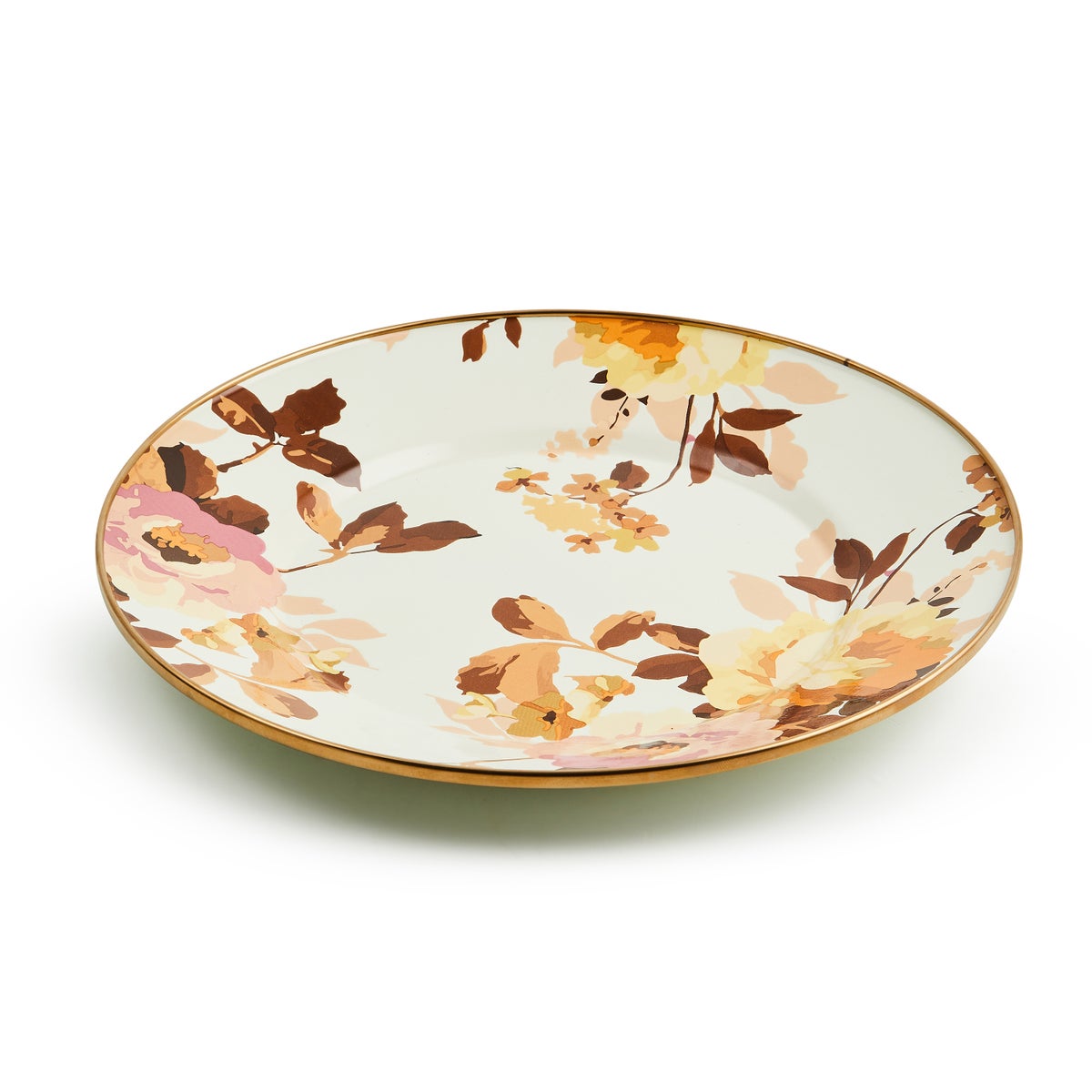 Wild Rose White Dinner Plate - Image 3