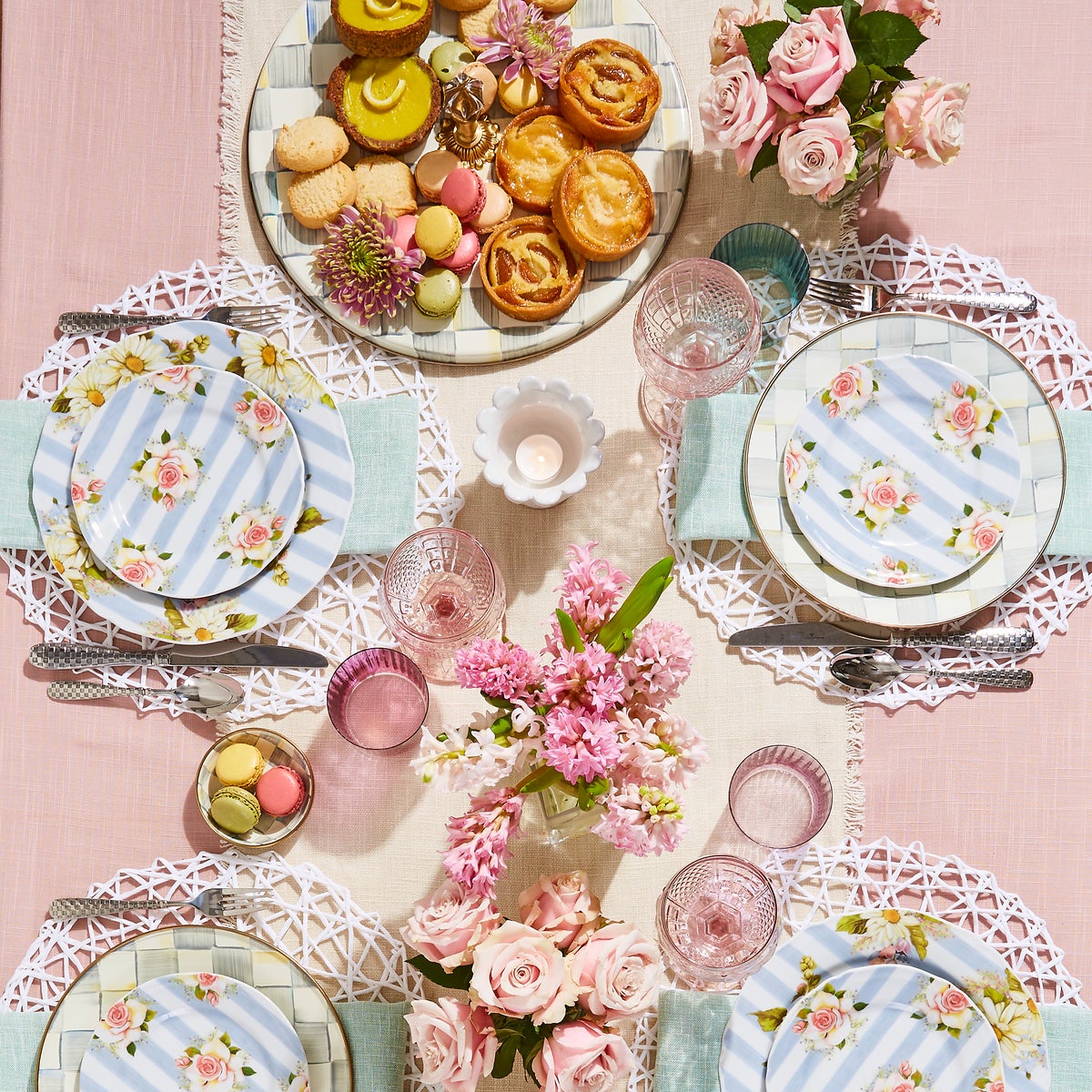 Sterling Check Dinner Plate - Image 8