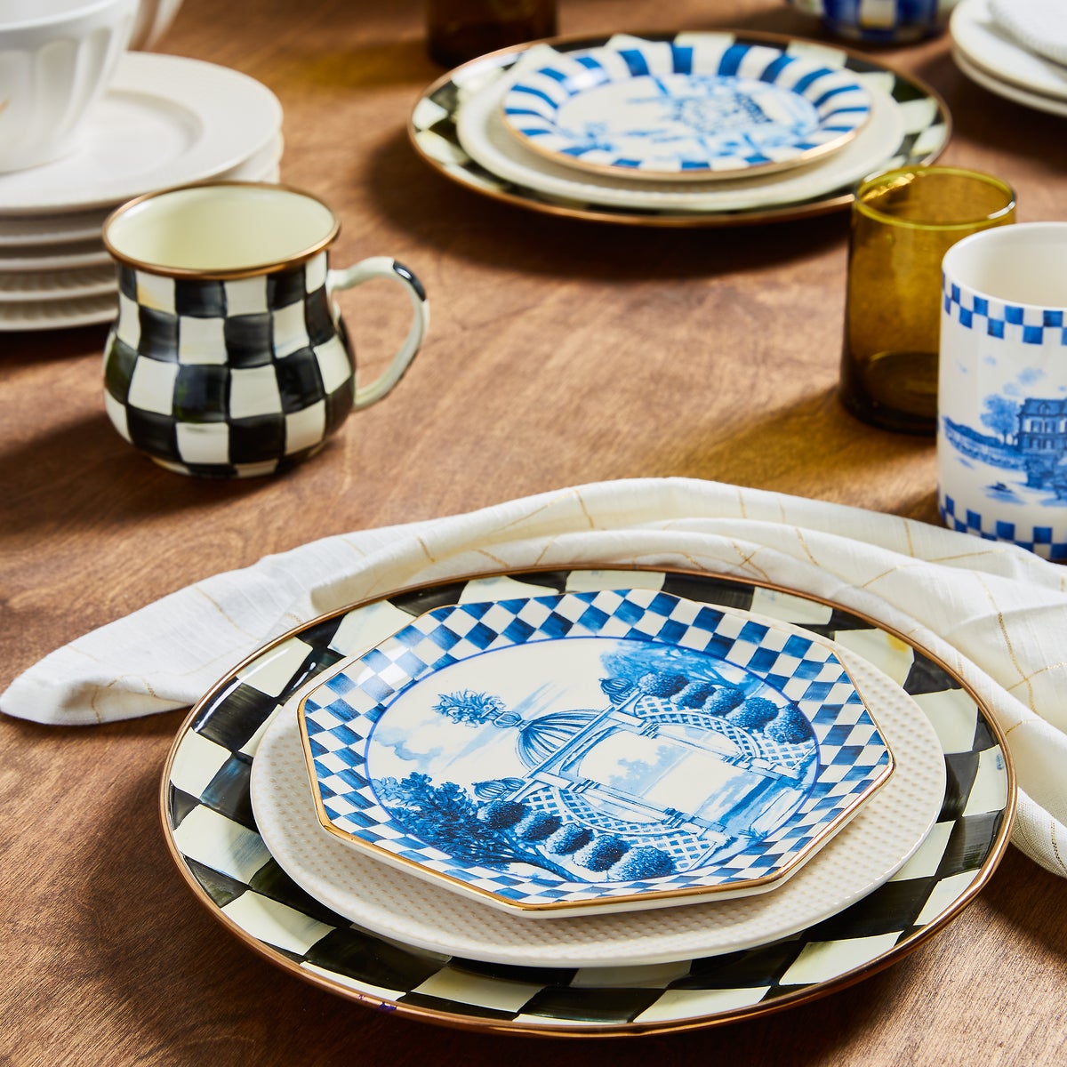 Courtly Check Dinner Plate - Image 5
