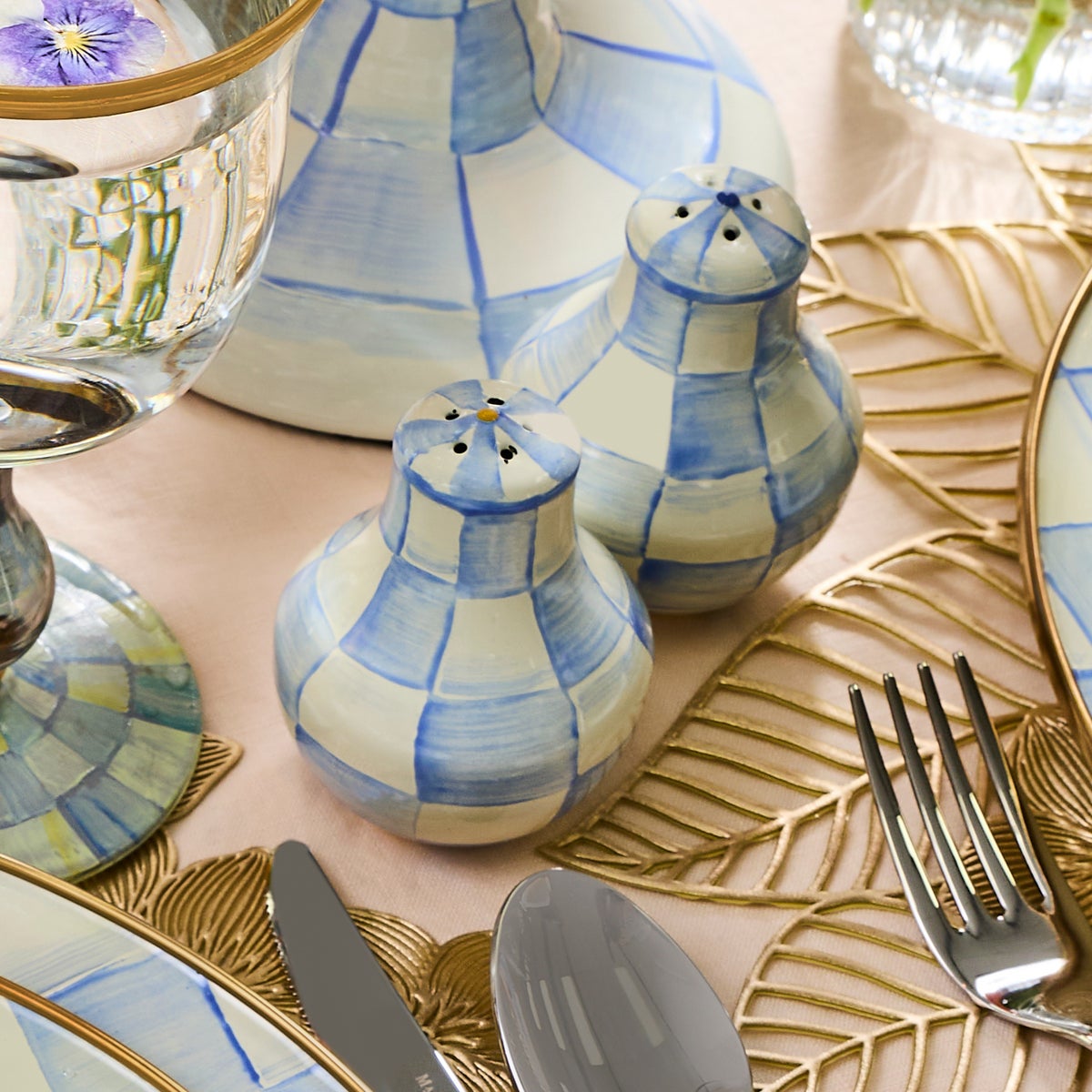 Sky Check Salt & Pepper Shakers - Image 6