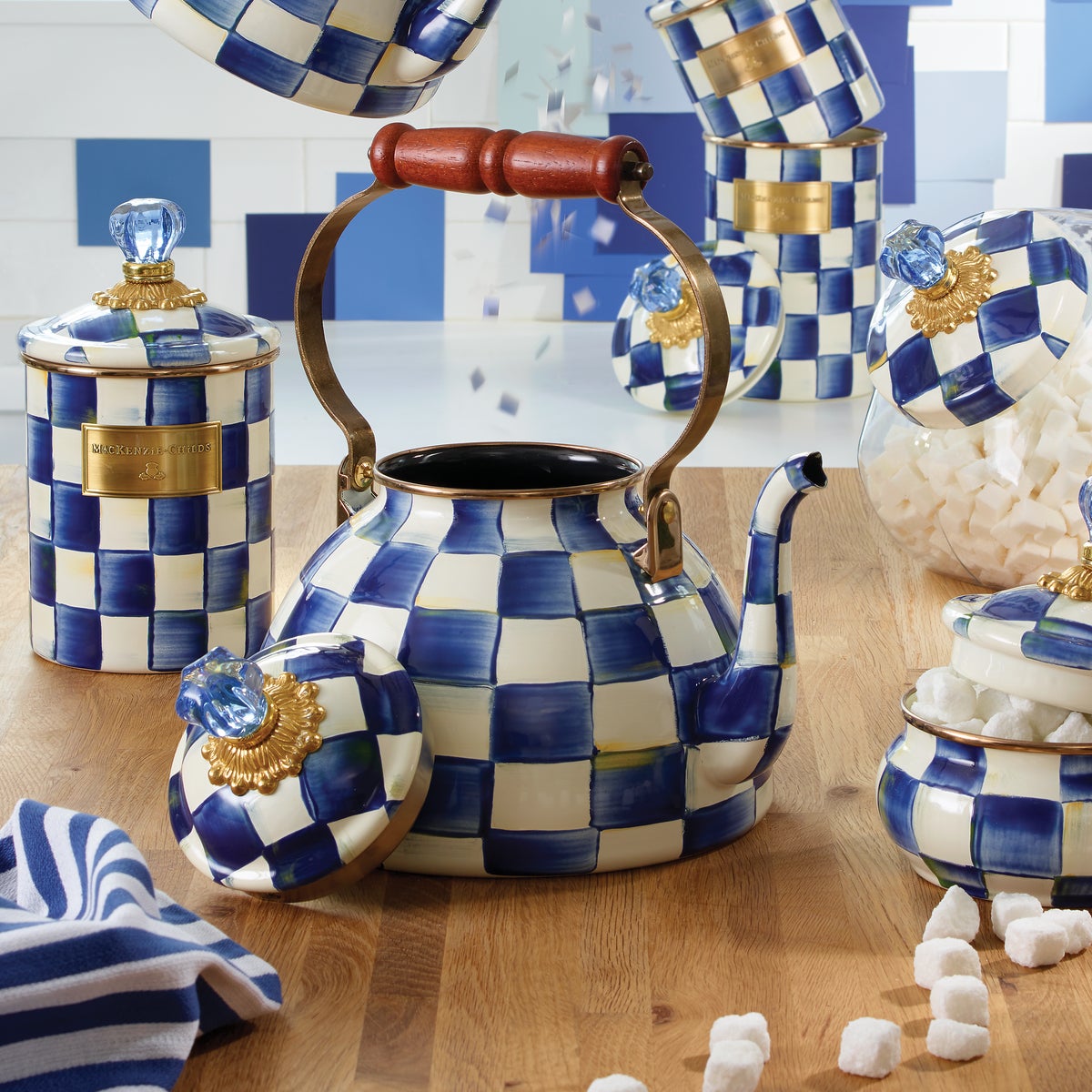 Royal Check 3 Quart Tea Kettle - Image 2