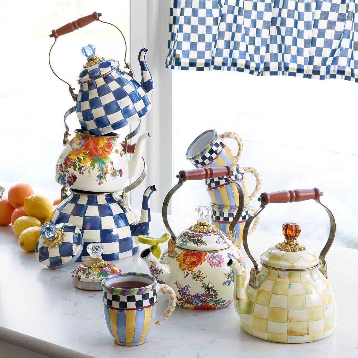 Royal Check 3 Quart Tea Kettle - Image 3