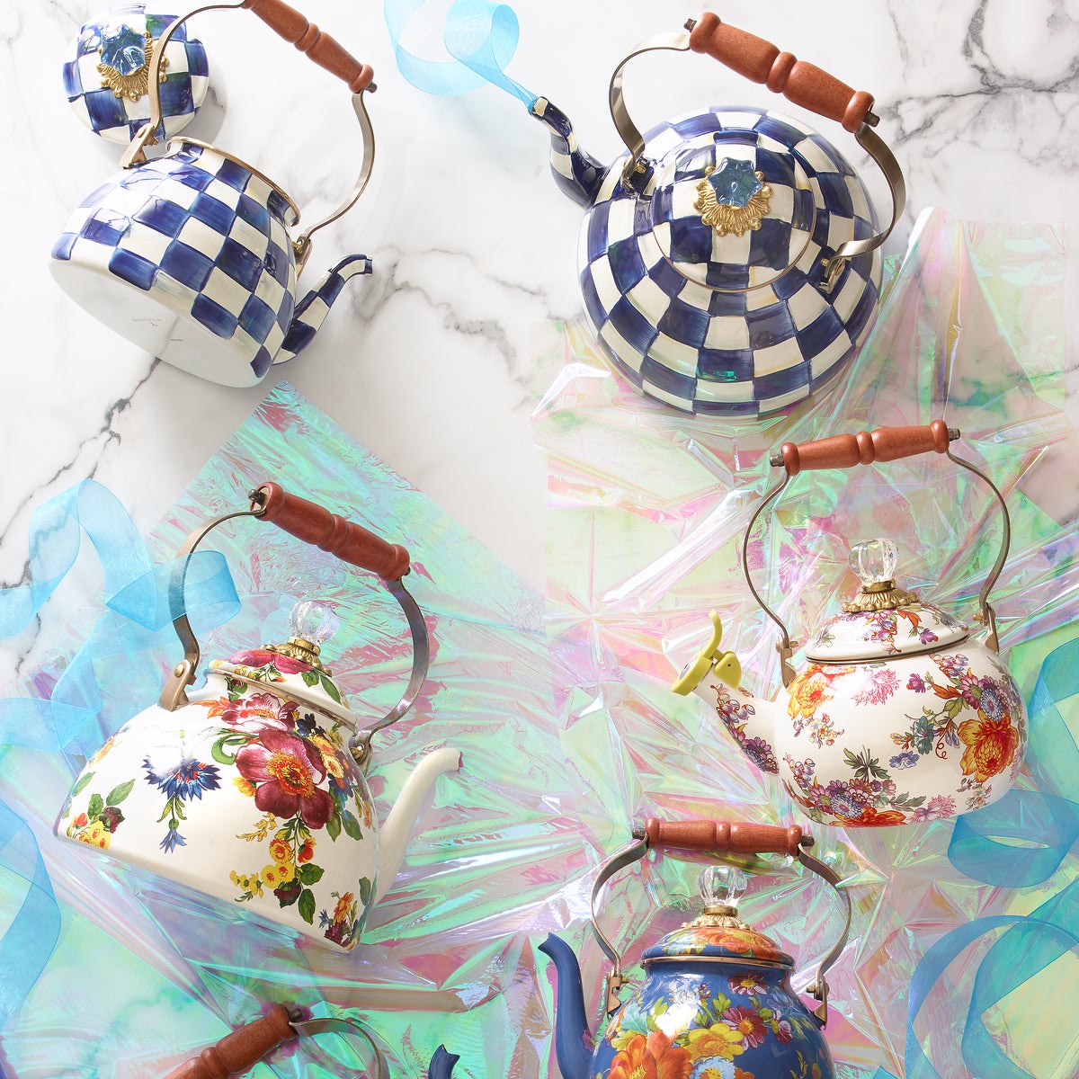 Royal Check 3 Quart Tea Kettle - Image 5