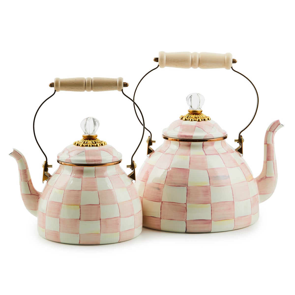 Rosy Check 3 Quart Tea Kettle - Image 4
