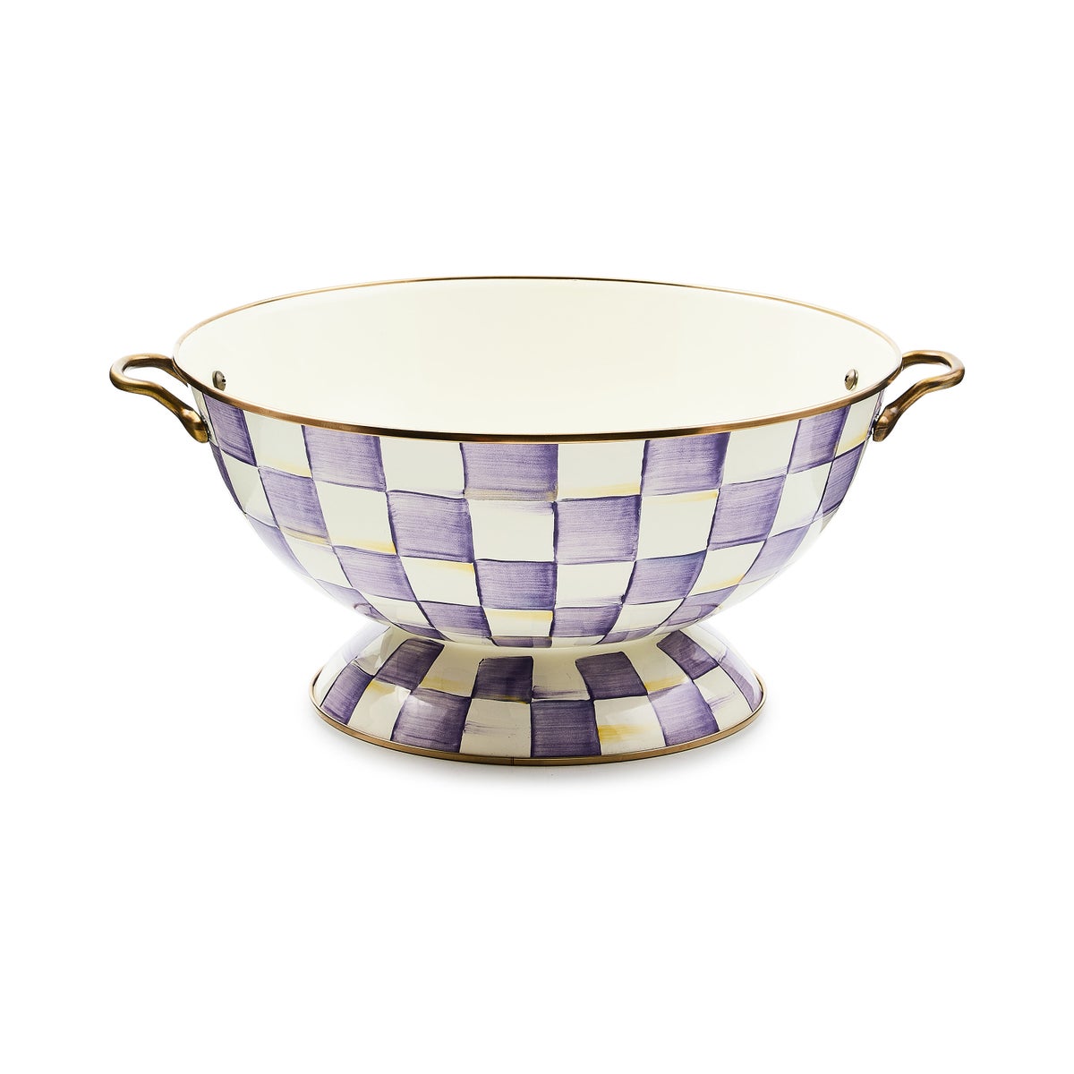 Violet Check Everything Bowl