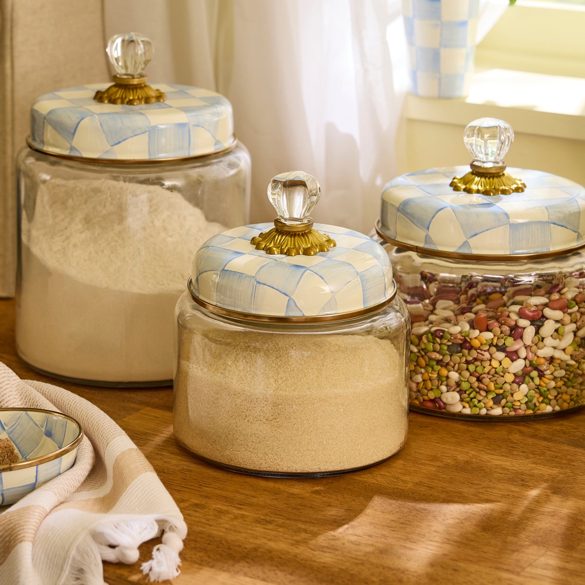 Sky Check Small Kitchen Canister - Image 2