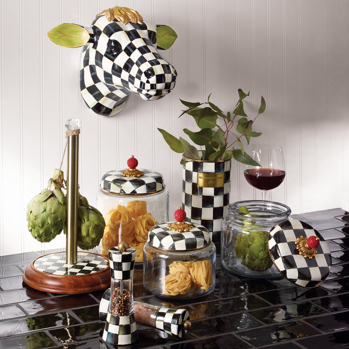 Courtly Check Medium Kitchen Canister - Image 4