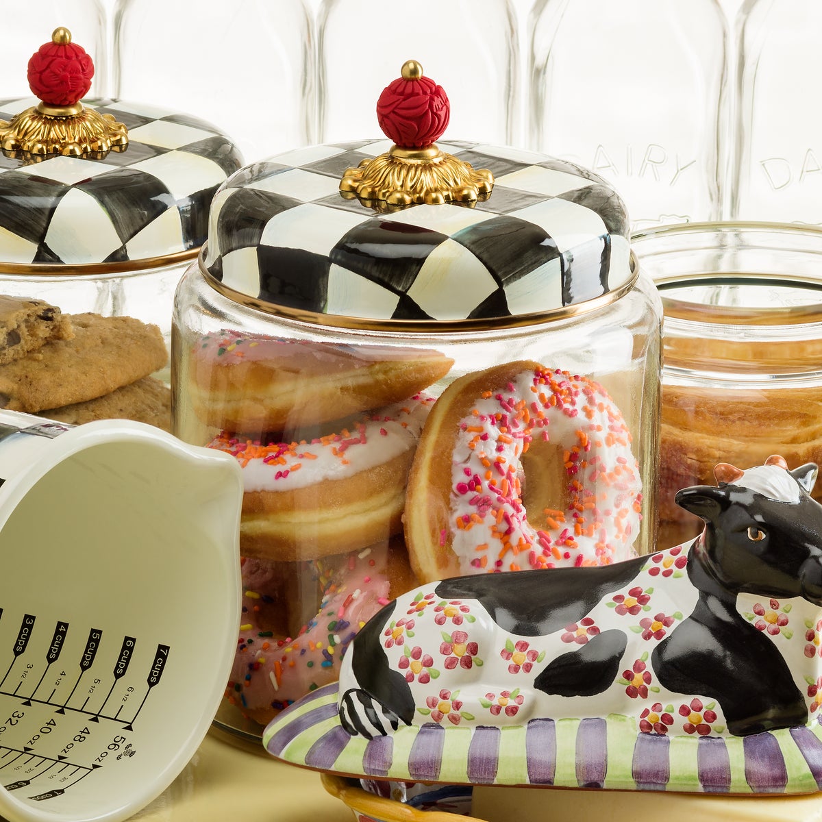 Courtly Check Large Kitchen Canister - Image 5