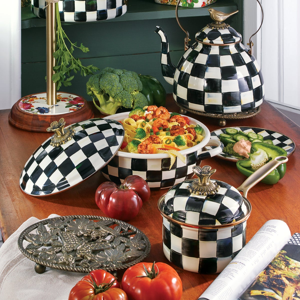 Courtly Check 1 Quart Saucepan - Image 6