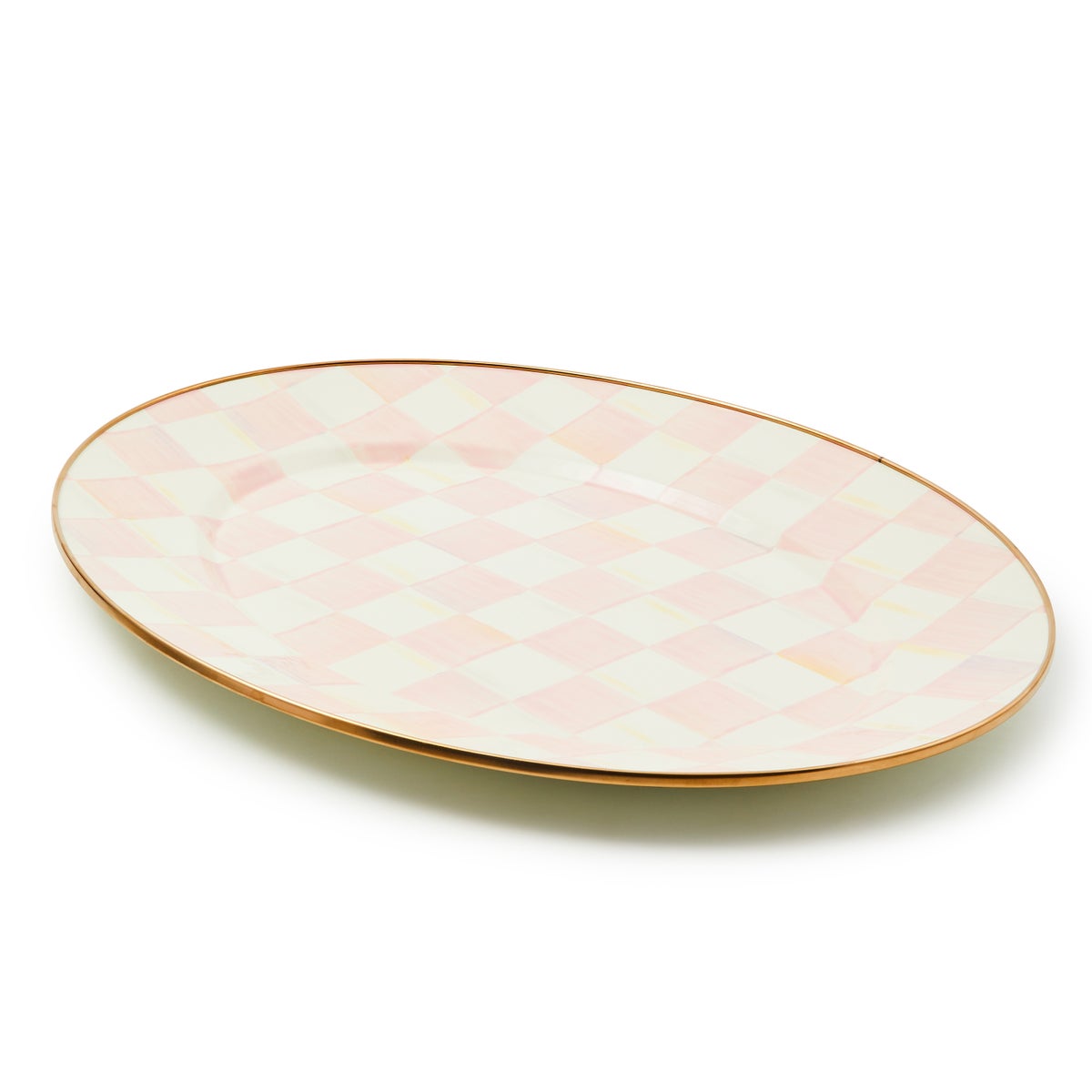 Rosy Check Medium Oval Platter - Image 3