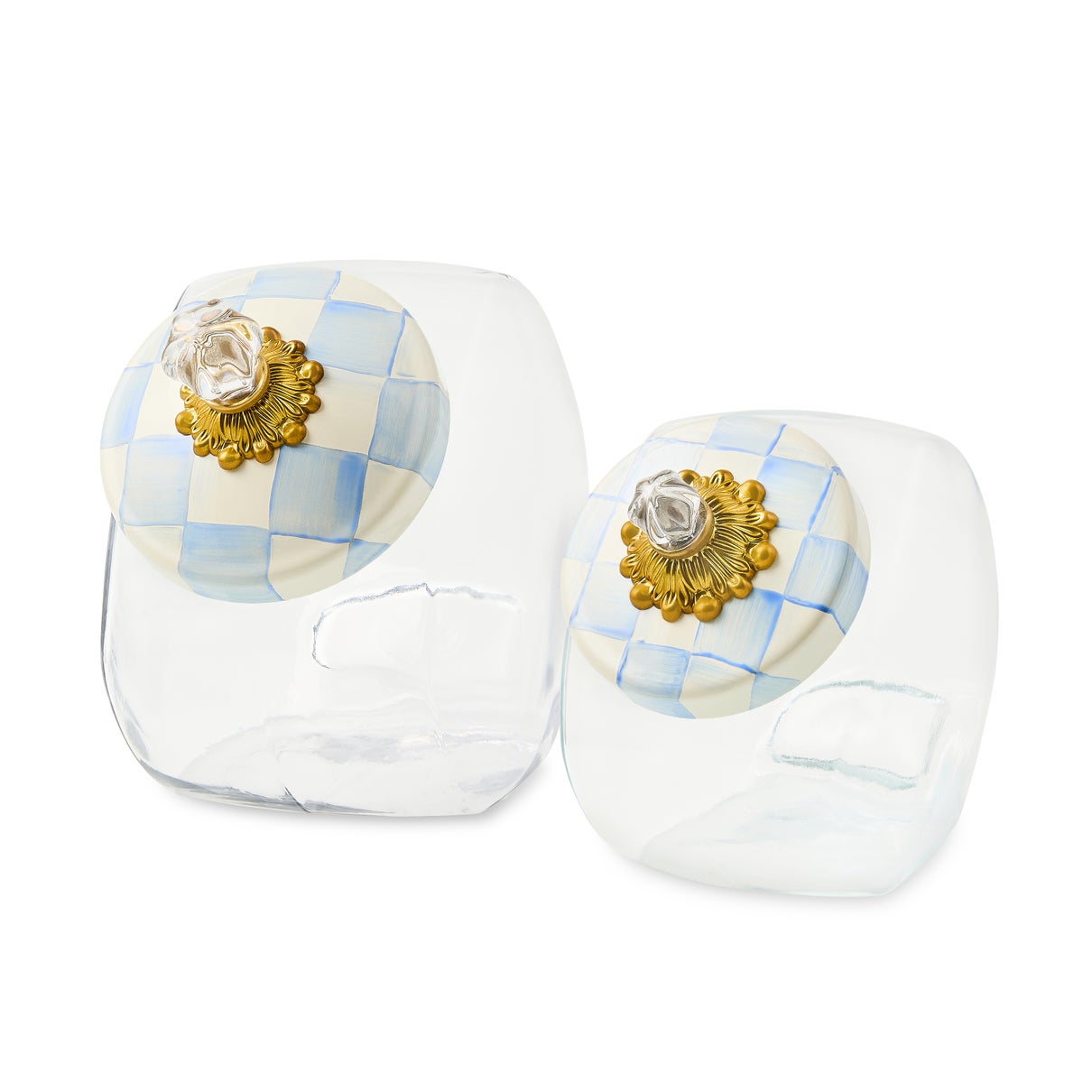 Sweets Jar with Sky Check Lid - Image 5