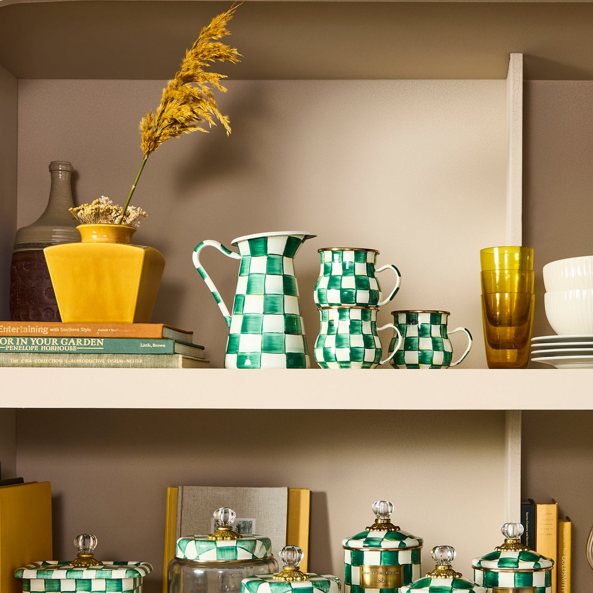 Emerald Check Medium Practical Pitcher - Image 3