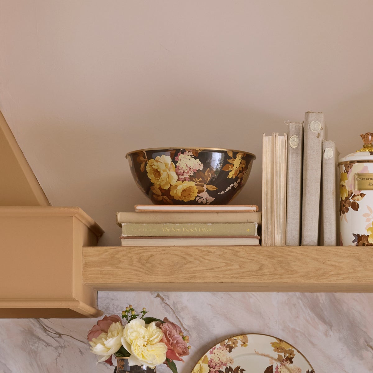 Wild Rose Brown Medium Everyday Bowl - Image 2
