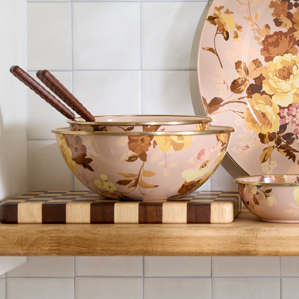 Wild Rose Mauve Medium Everyday Bowl - Image 5