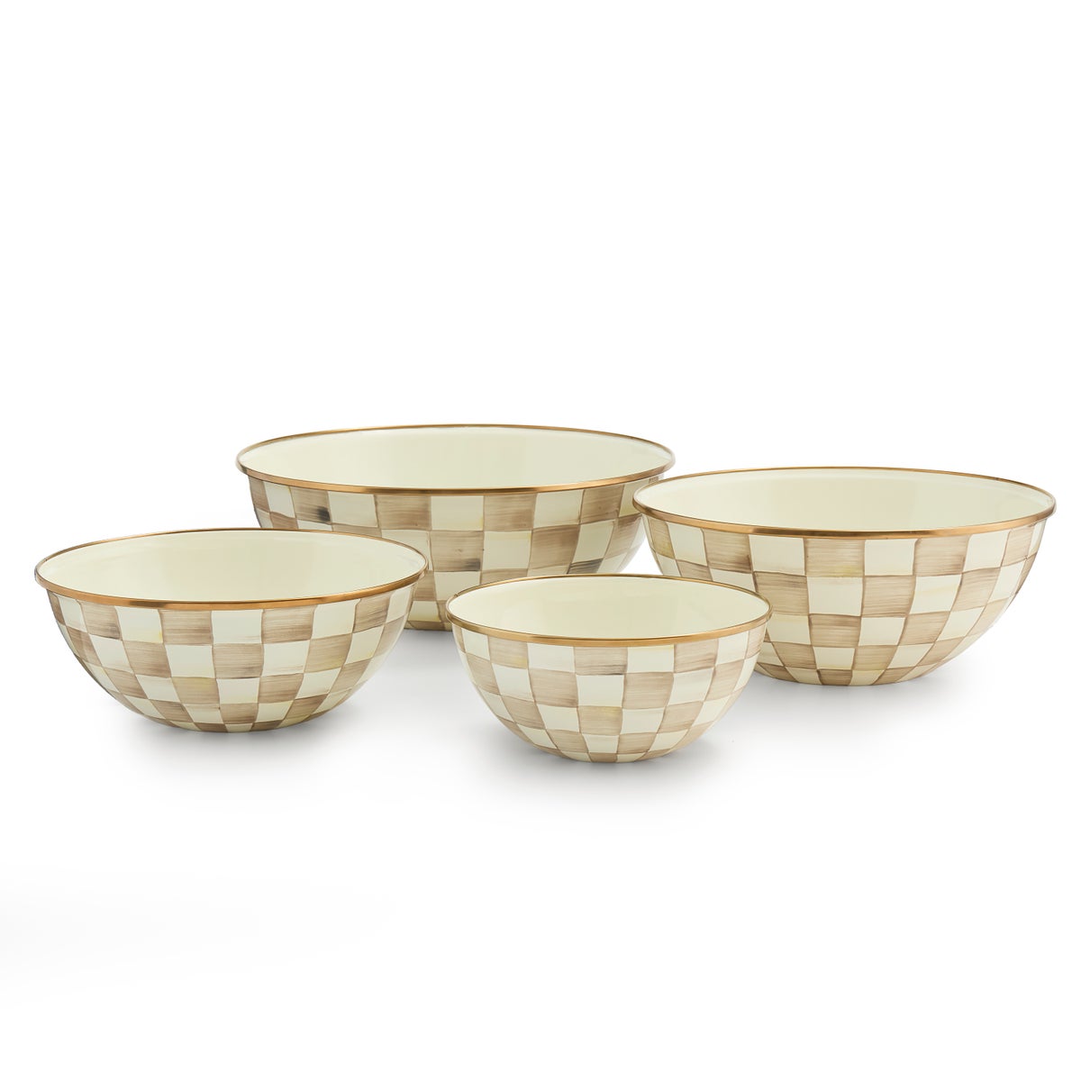 Mocha Check Medium Everyday Bowl - Image 4