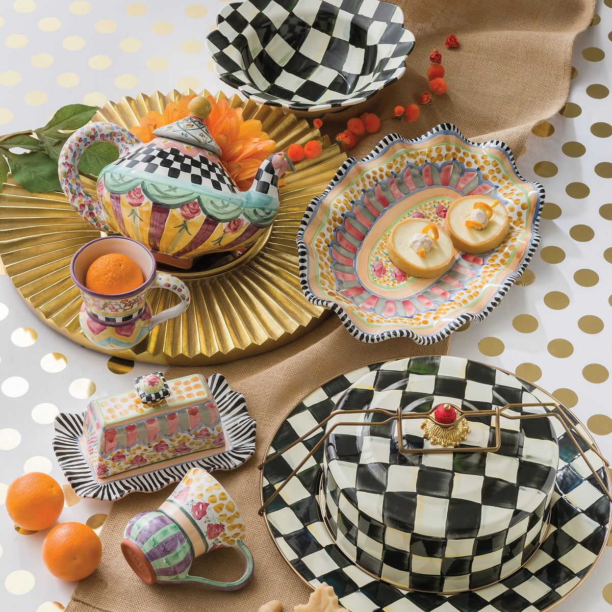 Courtly Check Cake Carrier - Image 5