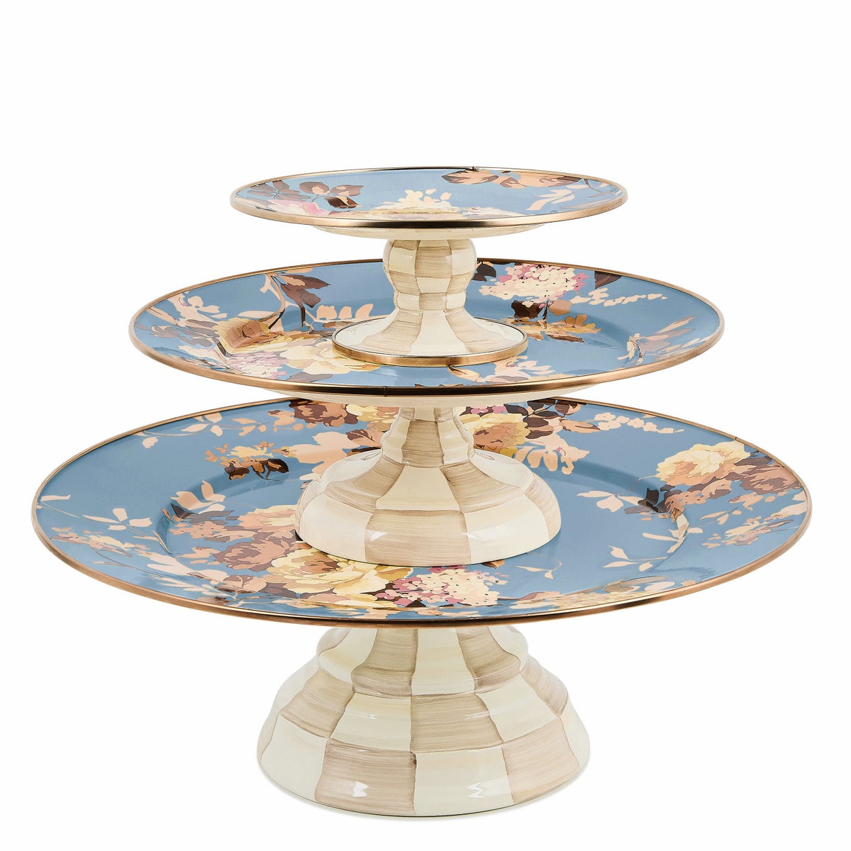 Wild Rose Slate Large Pedestal Platter - Image 3