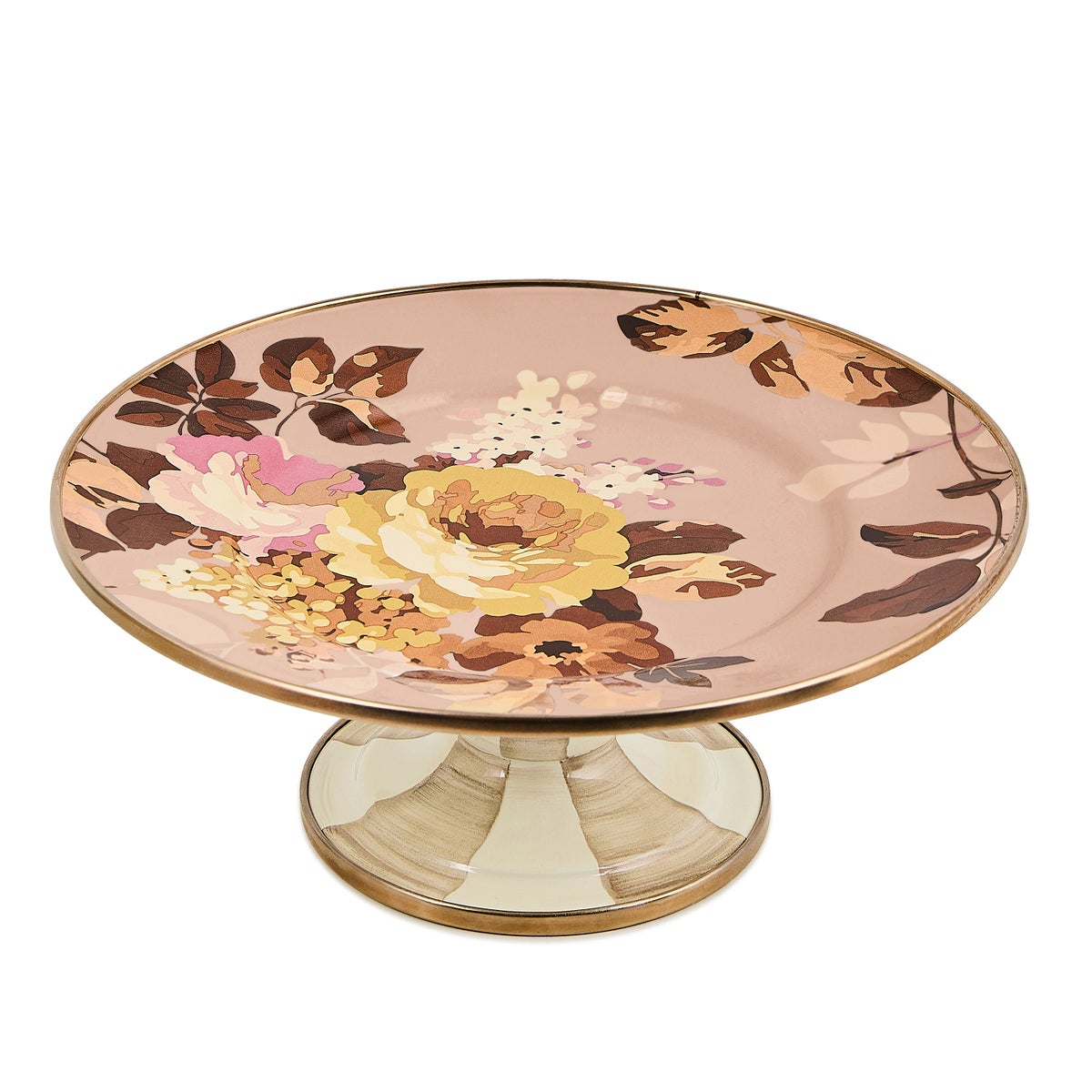 Wild Rose Mauve Mini Pedestal Platter - Image 3