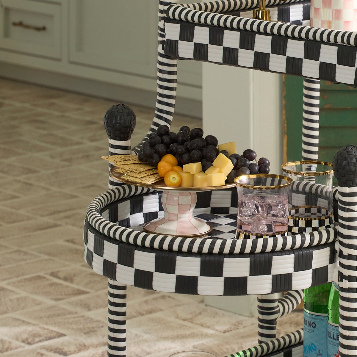 Rosy Check Mini Pedestal Platter - Image 5