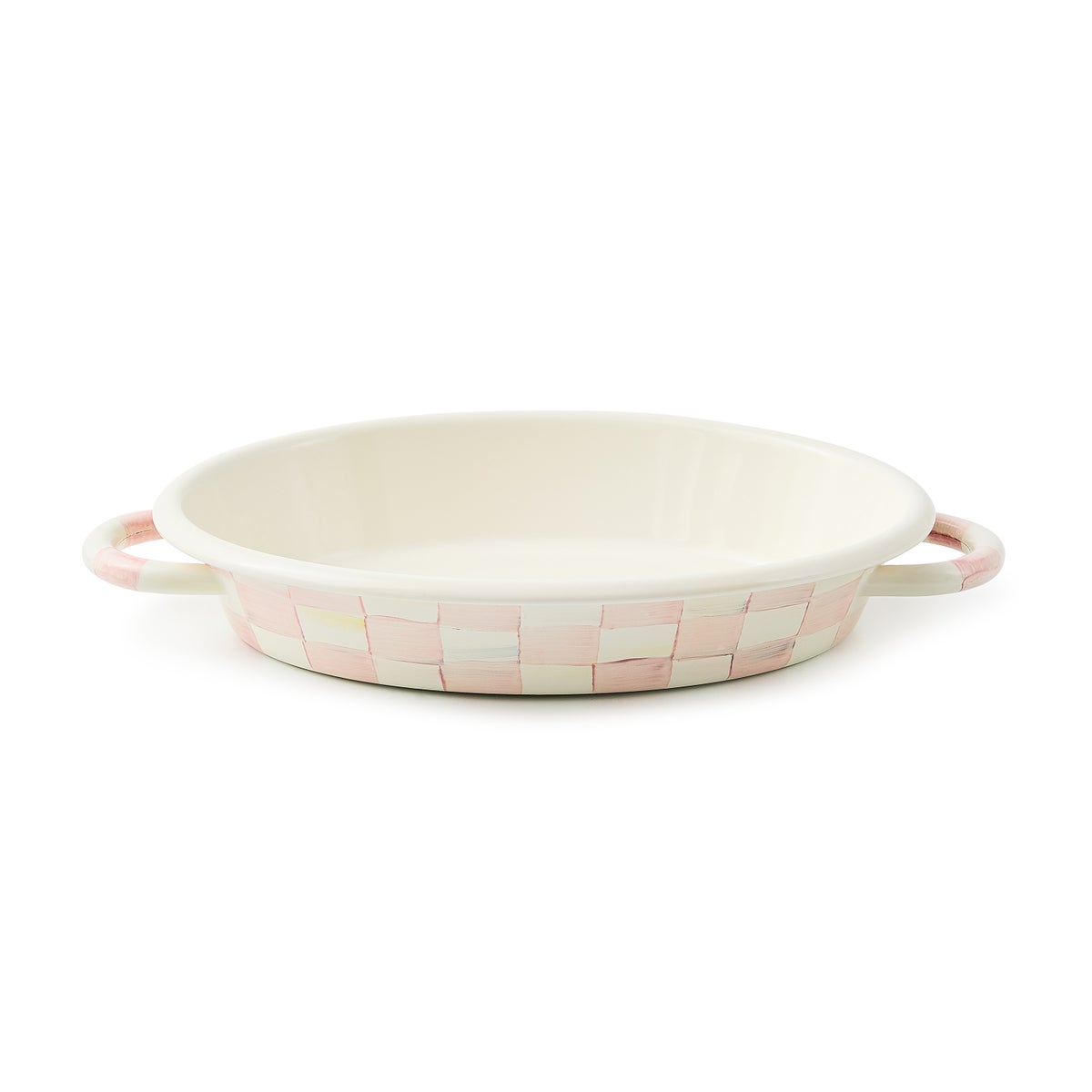Rosy Check Medium Oval Gratin Dish