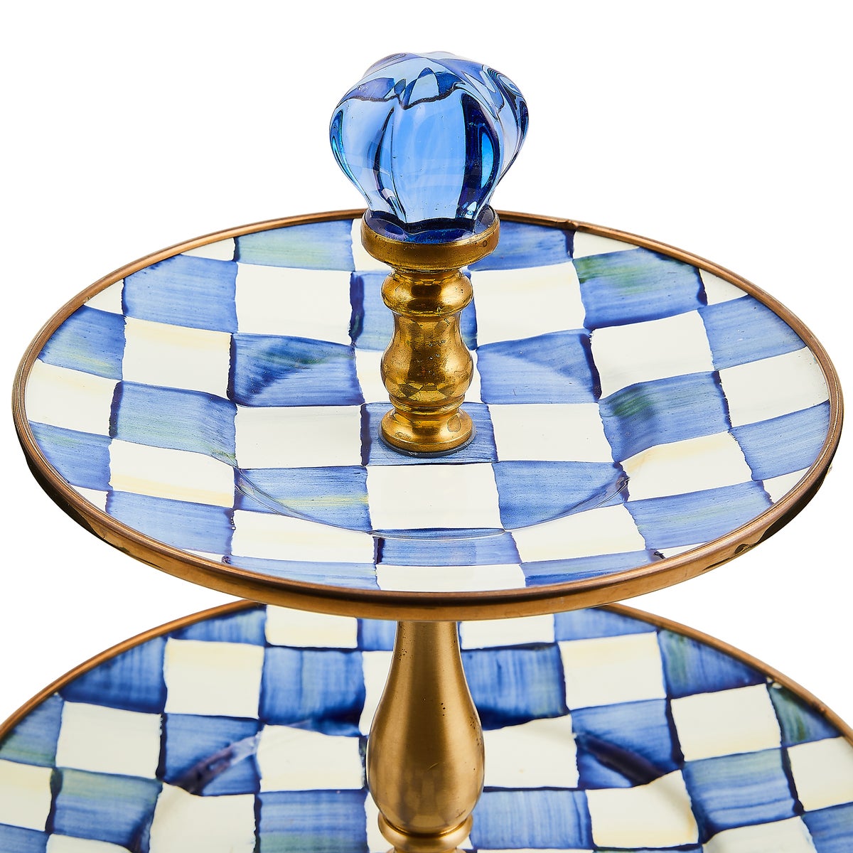 Royal Check Three Tier Sweet Stand - Image 3