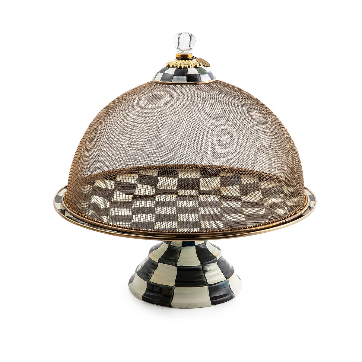 Courtly Check Large Mesh Dome - Image 6
