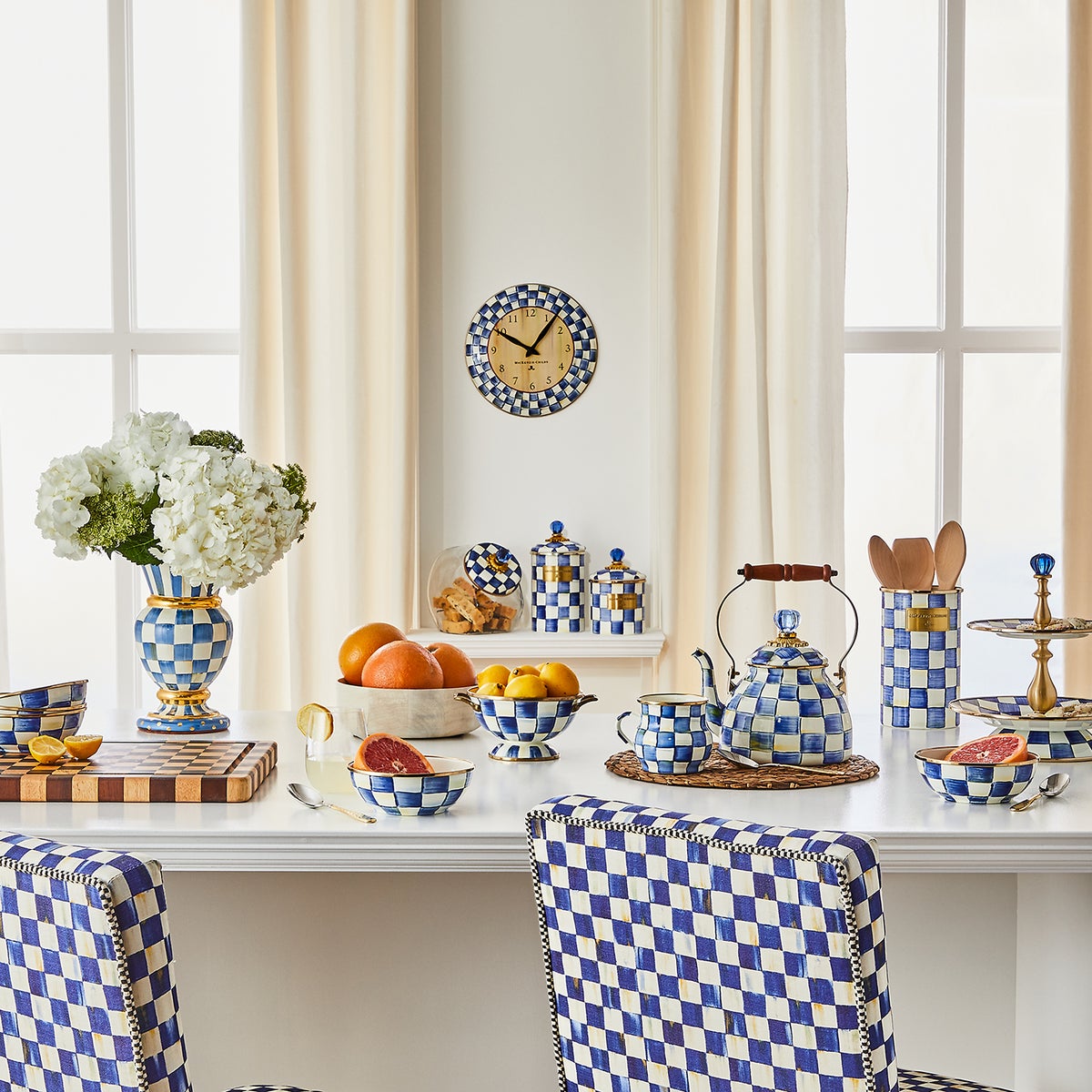 Royal Check Utensil Holder - Image 3