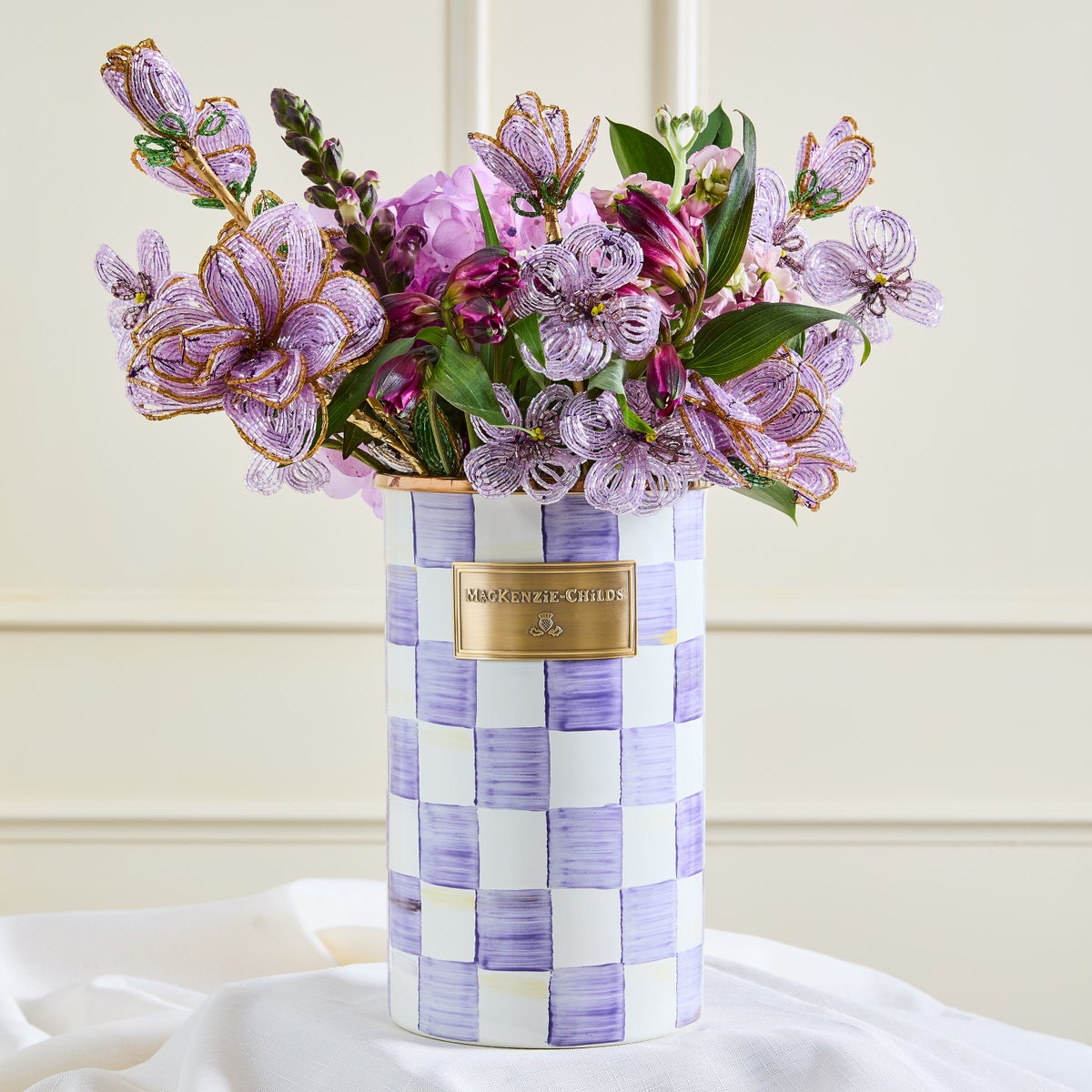 Violet Check Utensil Holder - Image 8
