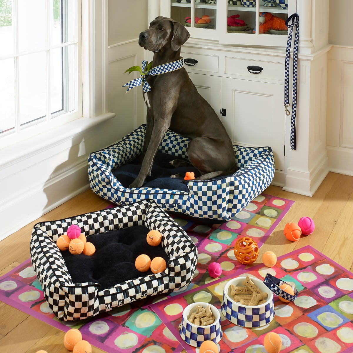 Royal Check Medium Pet Dish - Image 2