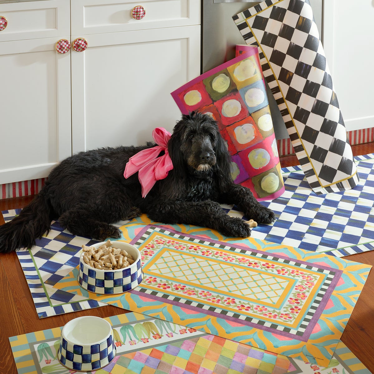 Royal Check Medium Pet Dish - Image 3