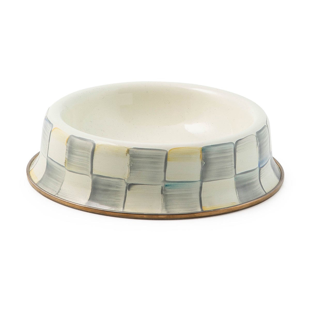 Sterling Check Small Pet Dish