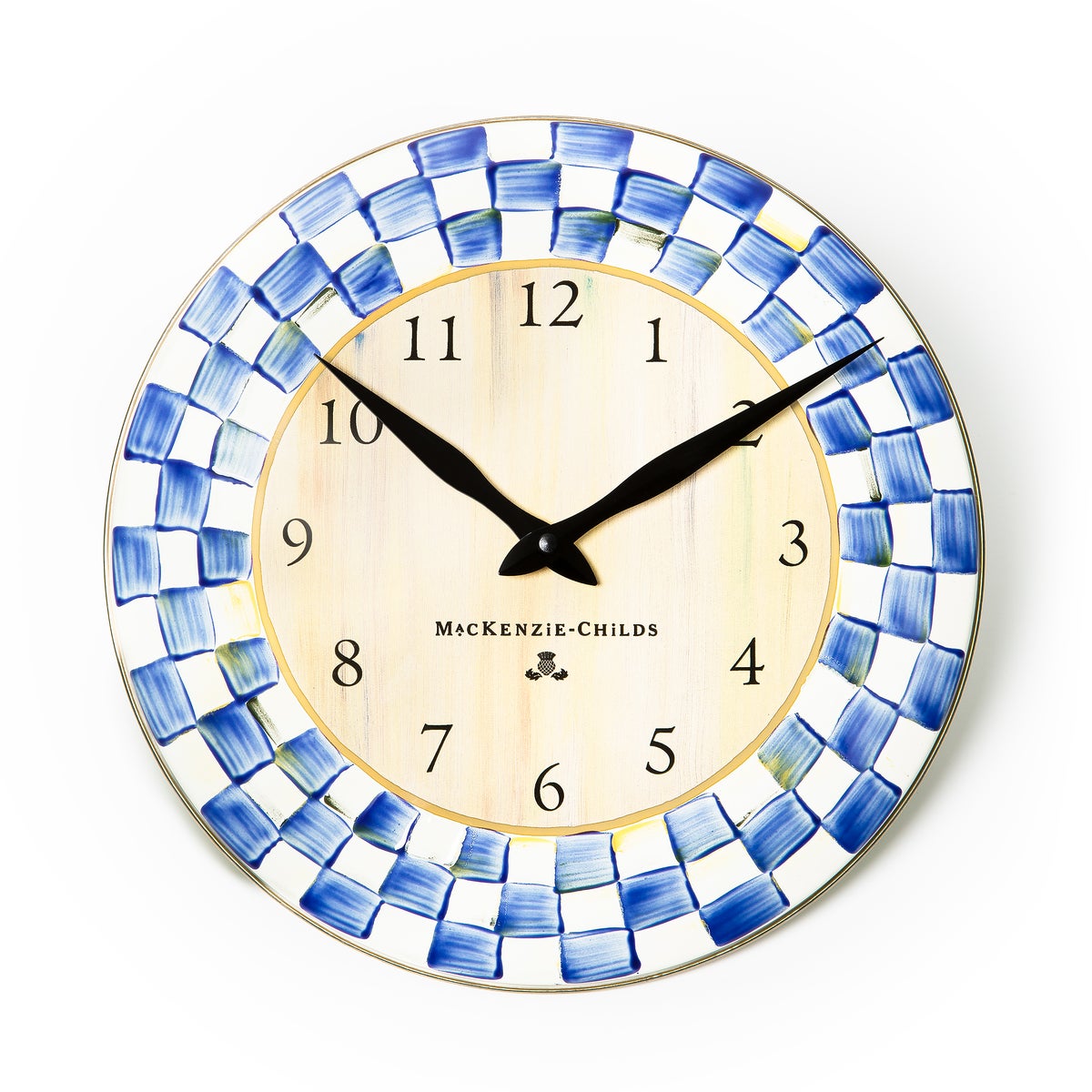 Royal Check Wall Clock