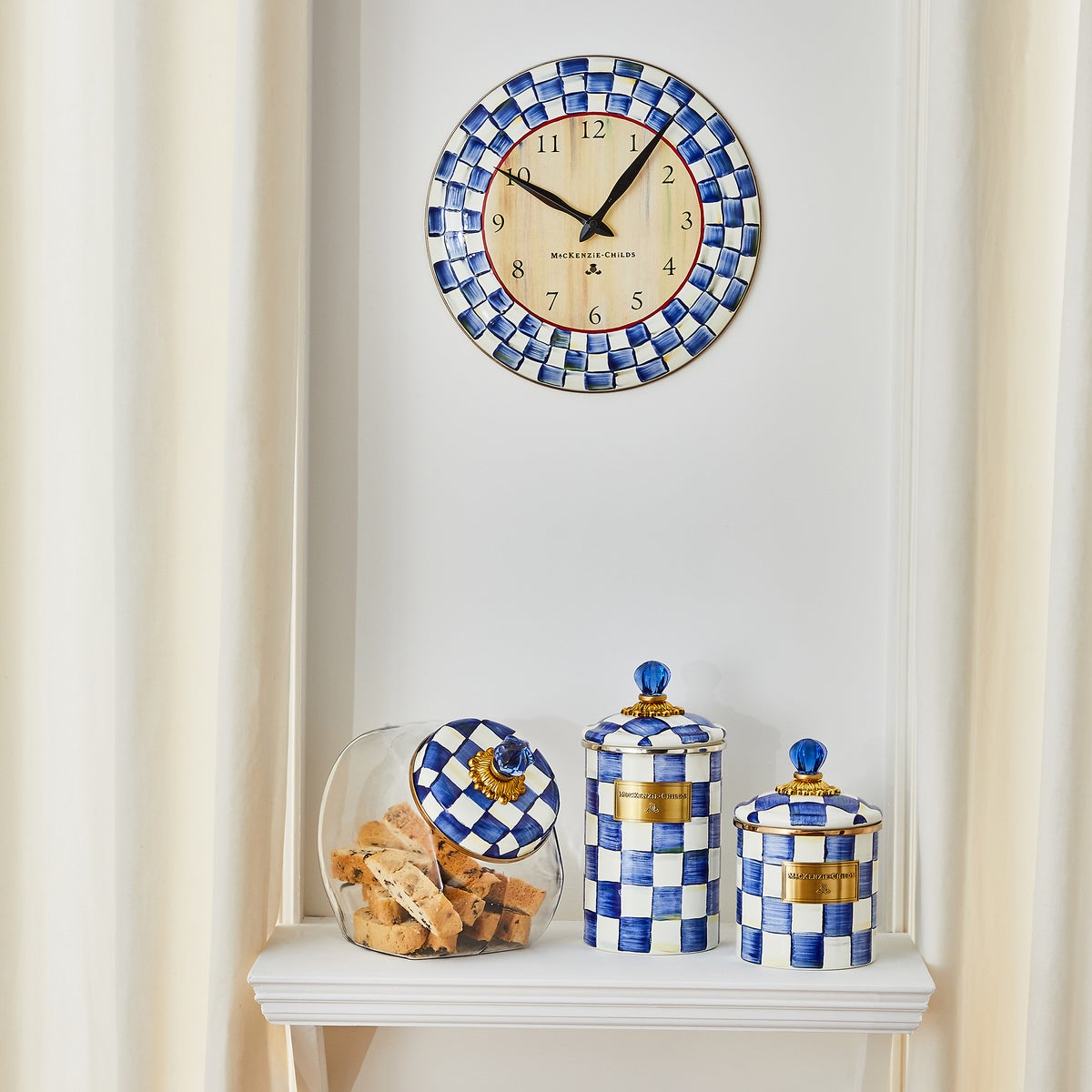 Royal Check Wall Clock - Image 4
