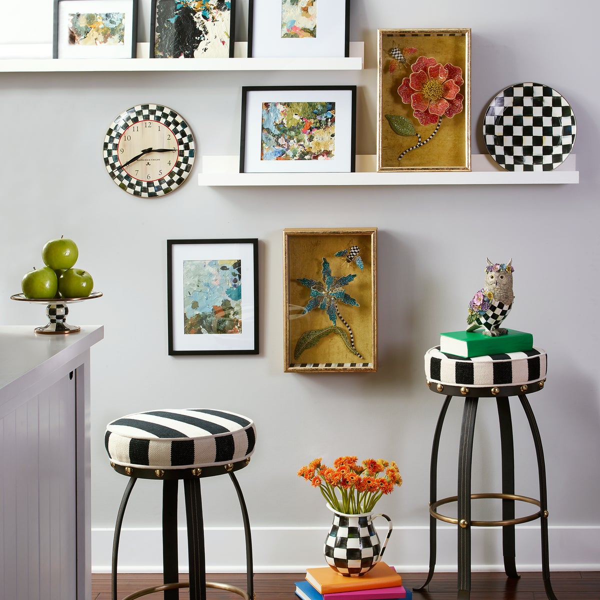 Courtly Check Wall Clock - Image 6