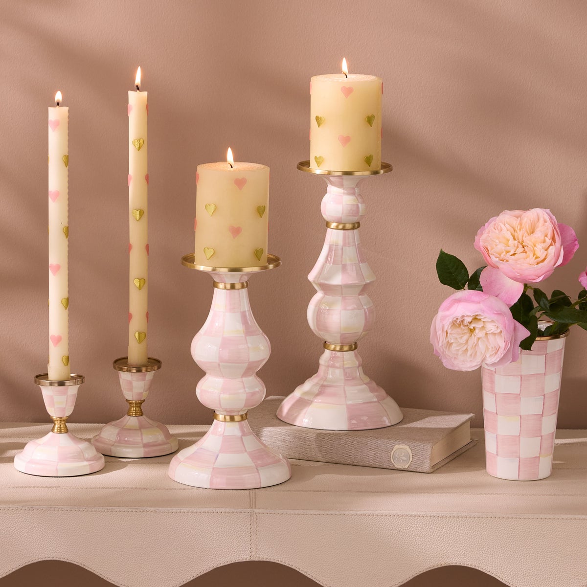 Rosy Check Short Candlestick - Image 2