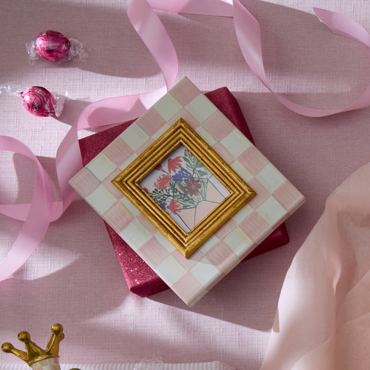 Rosy Check 2.5" x 3" Frame - Image 2