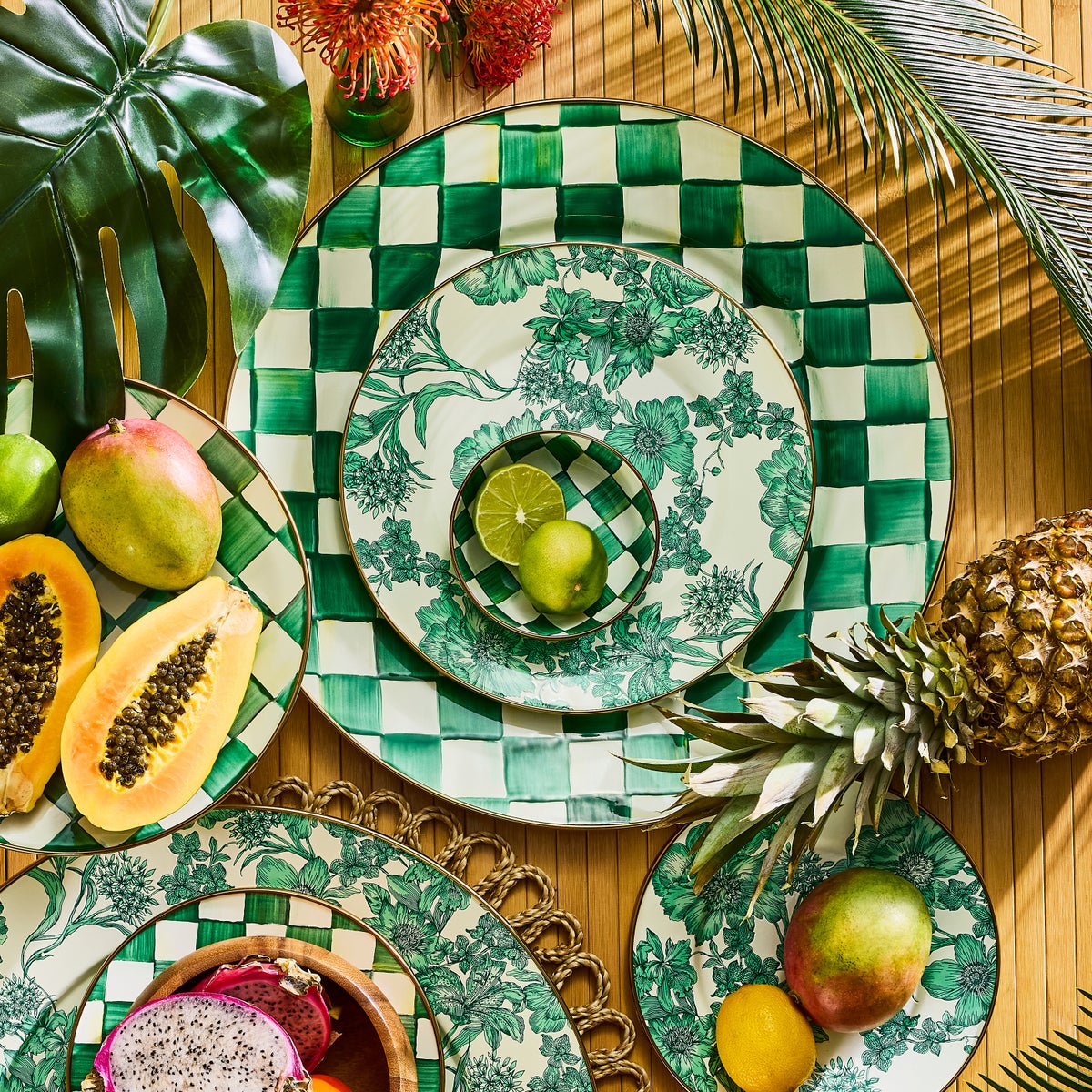 Emerald Check Relish Dish - Image 4