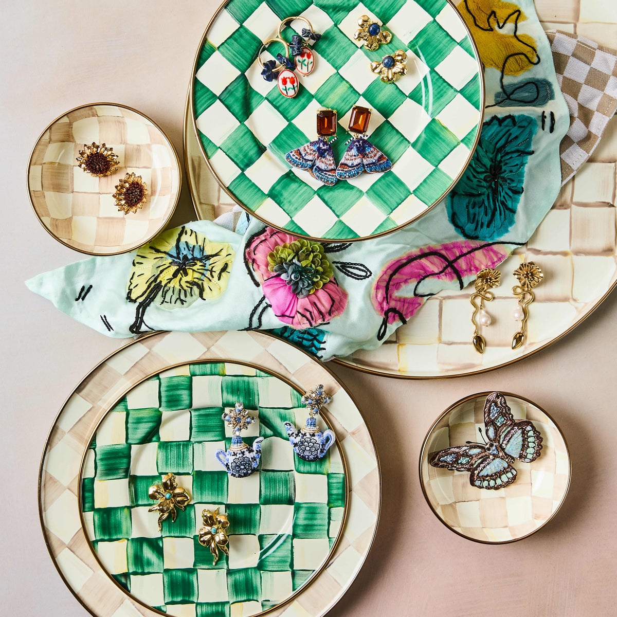 Mocha Check Relish Dish - Image 6