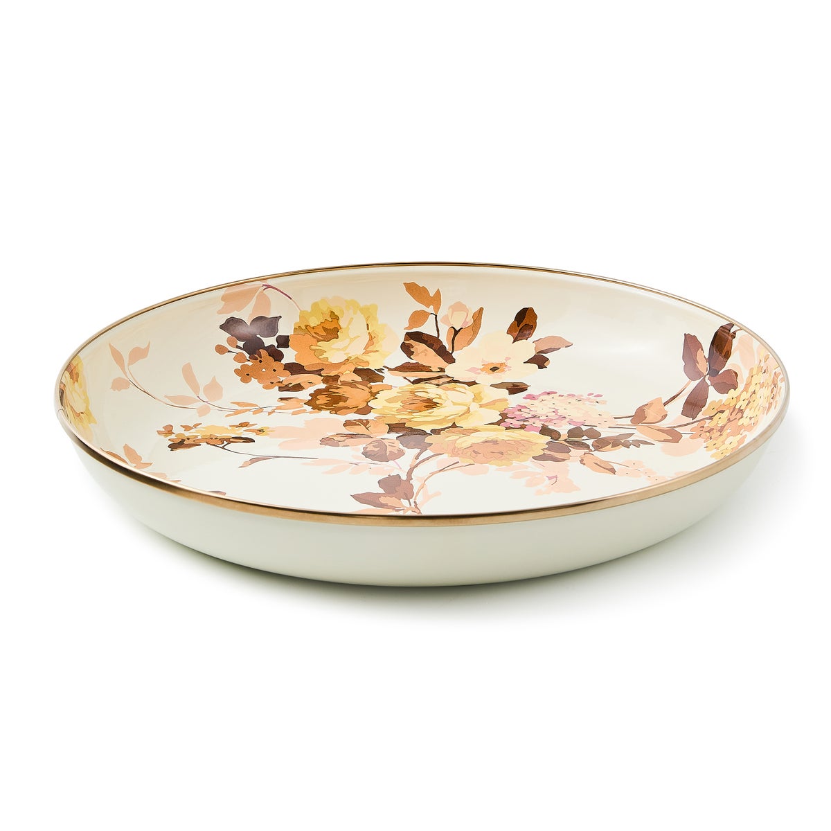 Wild Rose White Abundant Bowl